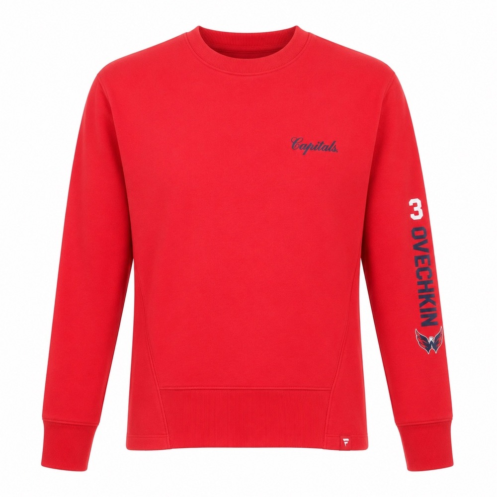 Washington Capitals NWT Alex Ovechkin Red Crewneck Sweatshirt Mens Small NHL red